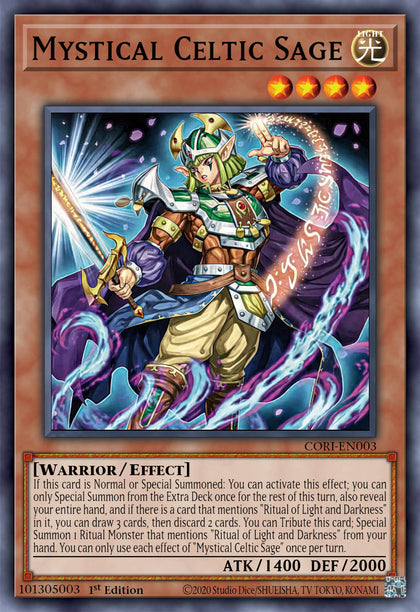 Celtic Mystic - CORI EN003 - Starlight Rare - NM