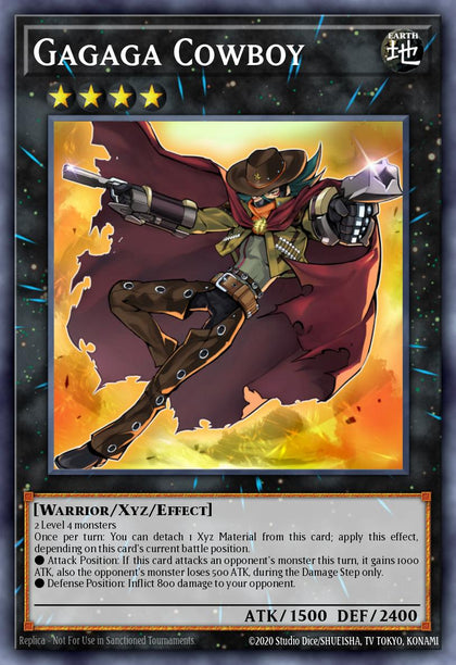 Gagaga Cowboy - RA04-EN064 - Quarter Century Secret Rare - NM