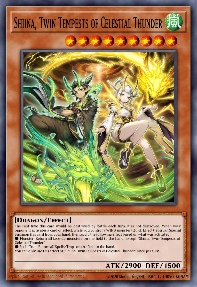 Shiina, Twin Tempests of Celestial Thunder - BPRO-EN027 - Secret Rare - NM