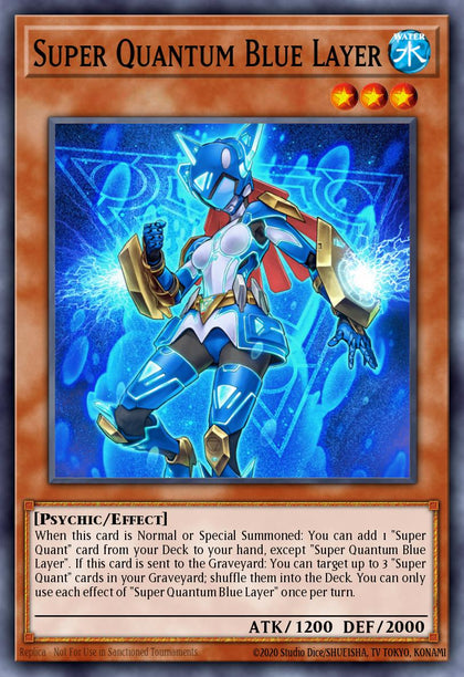 Super Quantum Blue Layer - RA05-EN009 - Starlight Rare - NM