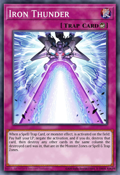 Iron Thunder - RA05-EN079 - Secret Rare - NM