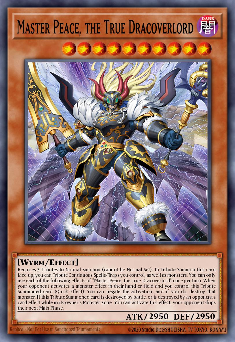 Master Peace, the True Dracoverlord - DOOD-EN018 - Secret Rare - EX