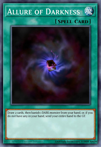 Allure of Darkness - RA03-EN055 - Quarter Century Secret Rare - NM