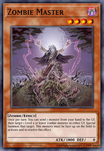 Zombie Master - RA03-EN185 - Quarter Century Secret Rare - NM