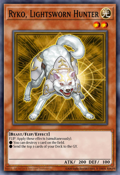 Ryko, Lightsworn Hunter - RA02-EN003 - Collectors Rare - NM