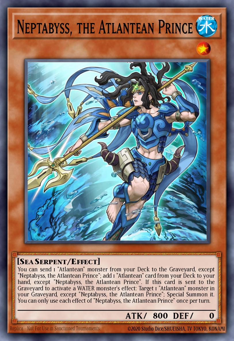 Neptabyss, the Atlantean Prince - RA03-EN013 - Collectors Rare - NM