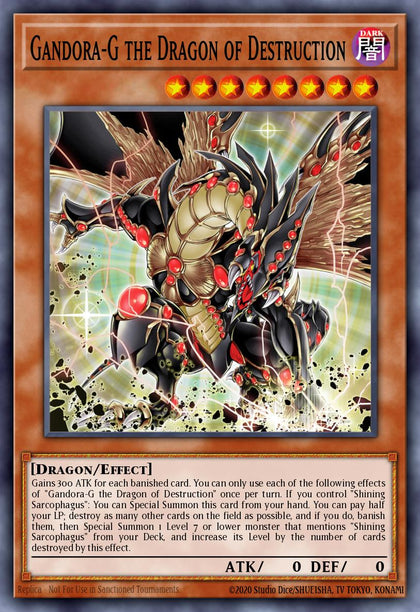 Gandora-G the Dragon of Destruction - LEDE-EN001 - Secret Rare - NM