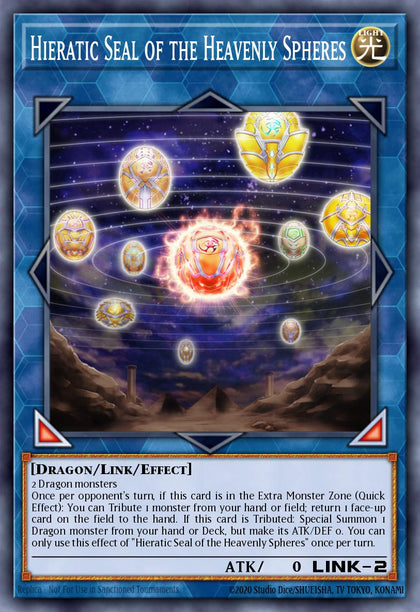 Hieratic Seal of the Heavenly Spheres - RA02-EN039 - Secret Rare - NM