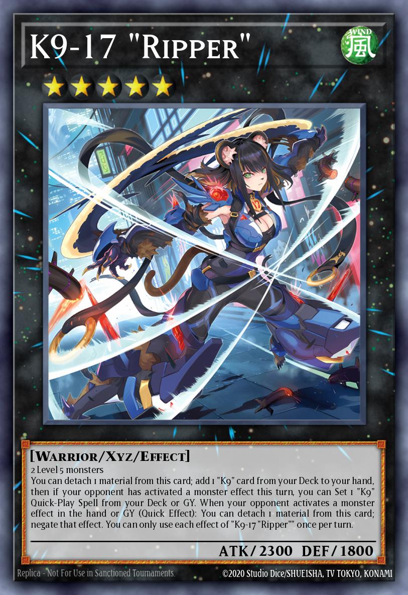 K9-17 "Ripper" - JUSH-EN035 - Collectors Rare - NM