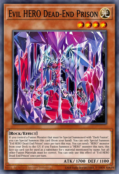Evil HERO Dead-End Prison - SUDA-EN002 - Secret Rare - NM