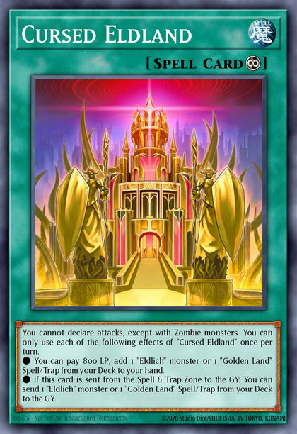 Cursed Eldland - MGED-EN048 - Premium Gold Rare - NM
