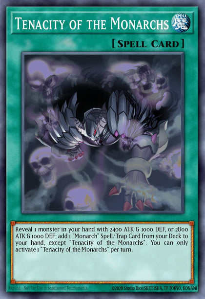 Tenacity of the Monarchs - MP25-EN025 - Starlight Rare - NM