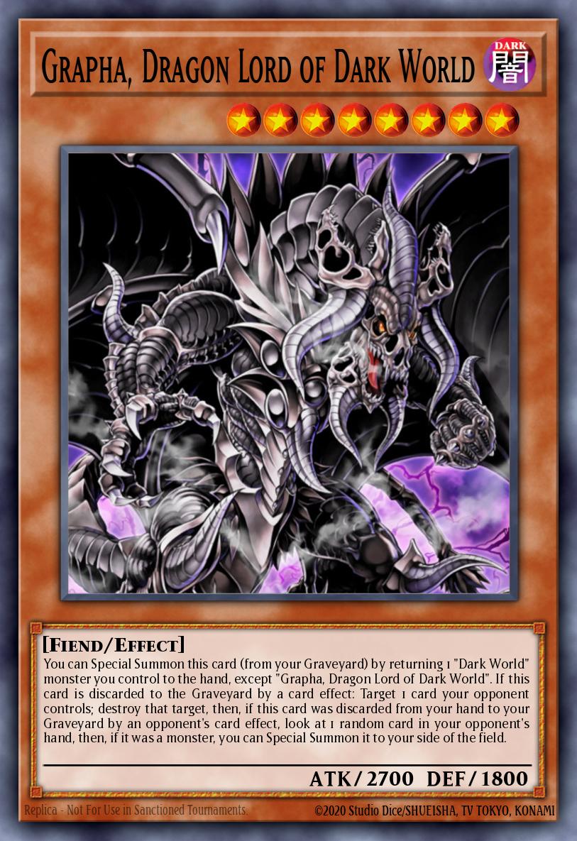 Grapha, Dragon Lord of Dark World - PGL2-EN083 - Gold Rare - NM