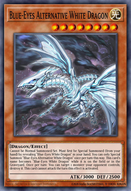 Blue-Eyes Alternative White Dragon - RA02-EN010 - Collectors Rare - NM