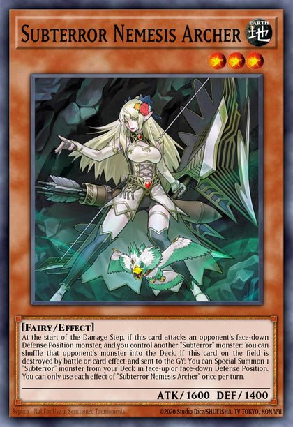 Subterror Nemesis Archer - INOV-EN082 - Secret Rare - NM