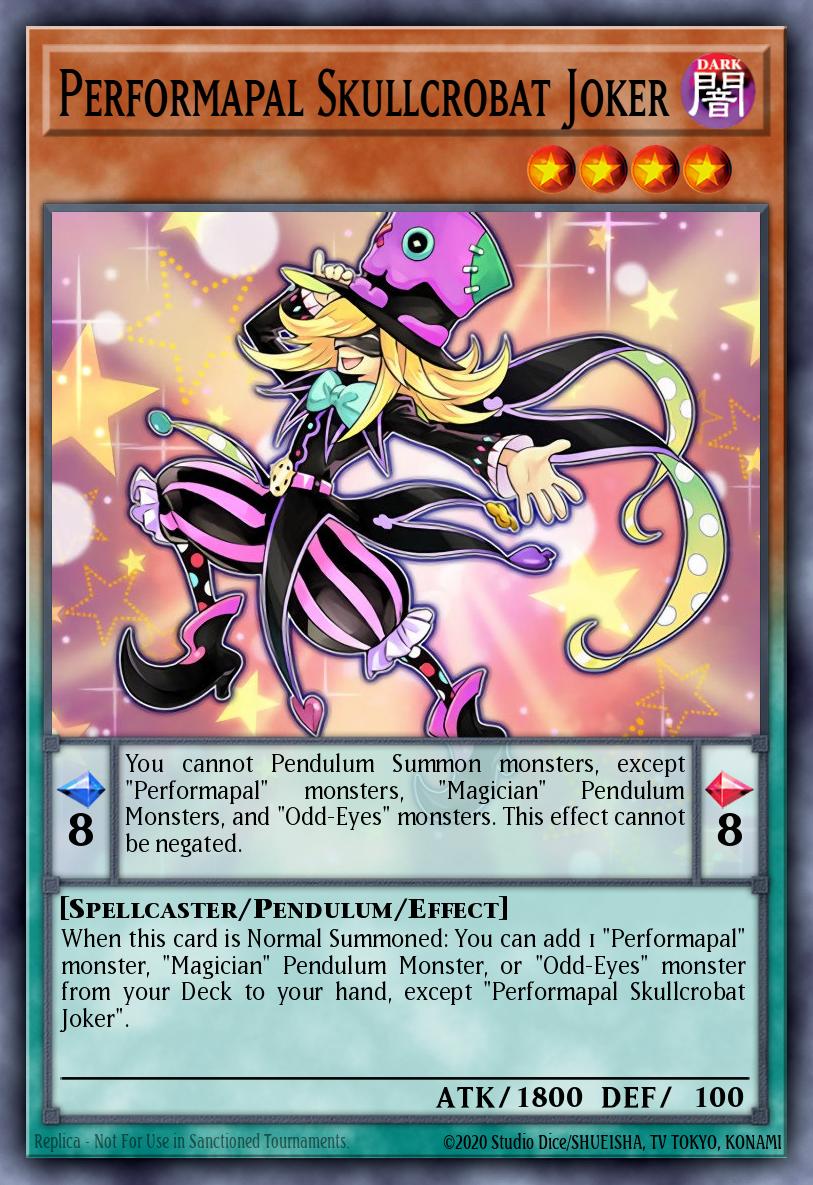 Performapal Skullcrobat Joker - RA04-EN257 - Quarter Century Secret Rare - NM
