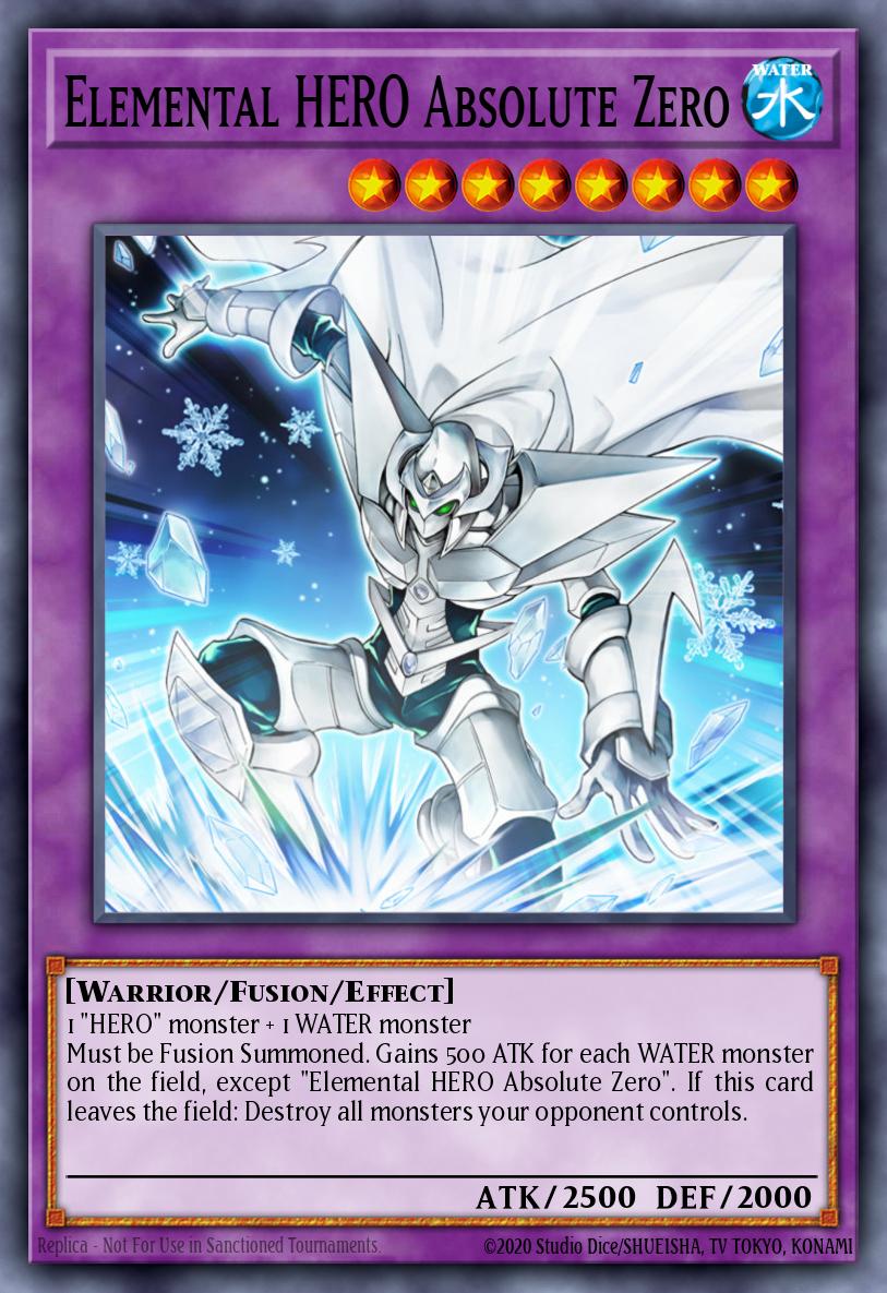 Elemental HERO Absolute Zero - GENF-EN001 - Super Rare - NM