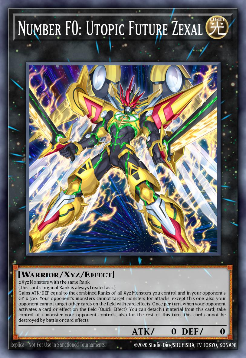 Number F0: Utopic Future Zexal - DUAD-EN042 - Ultra Rare - NM