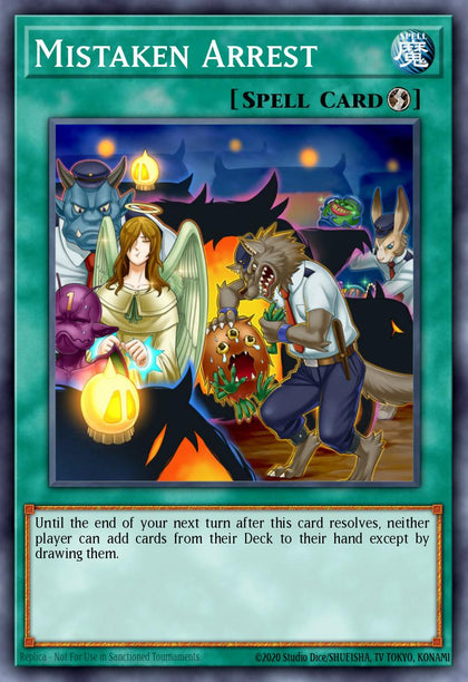Mistaken Arrest - PGL3-EN089 - Gold Rare - NM