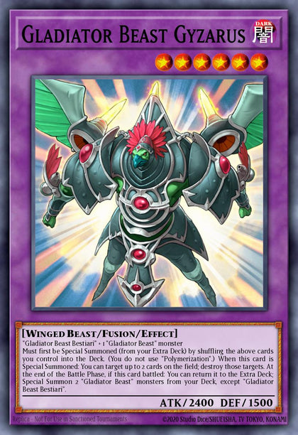 Gladiator Beast Gyzarus - DUSA-EN071 - Ultra Rare - NM