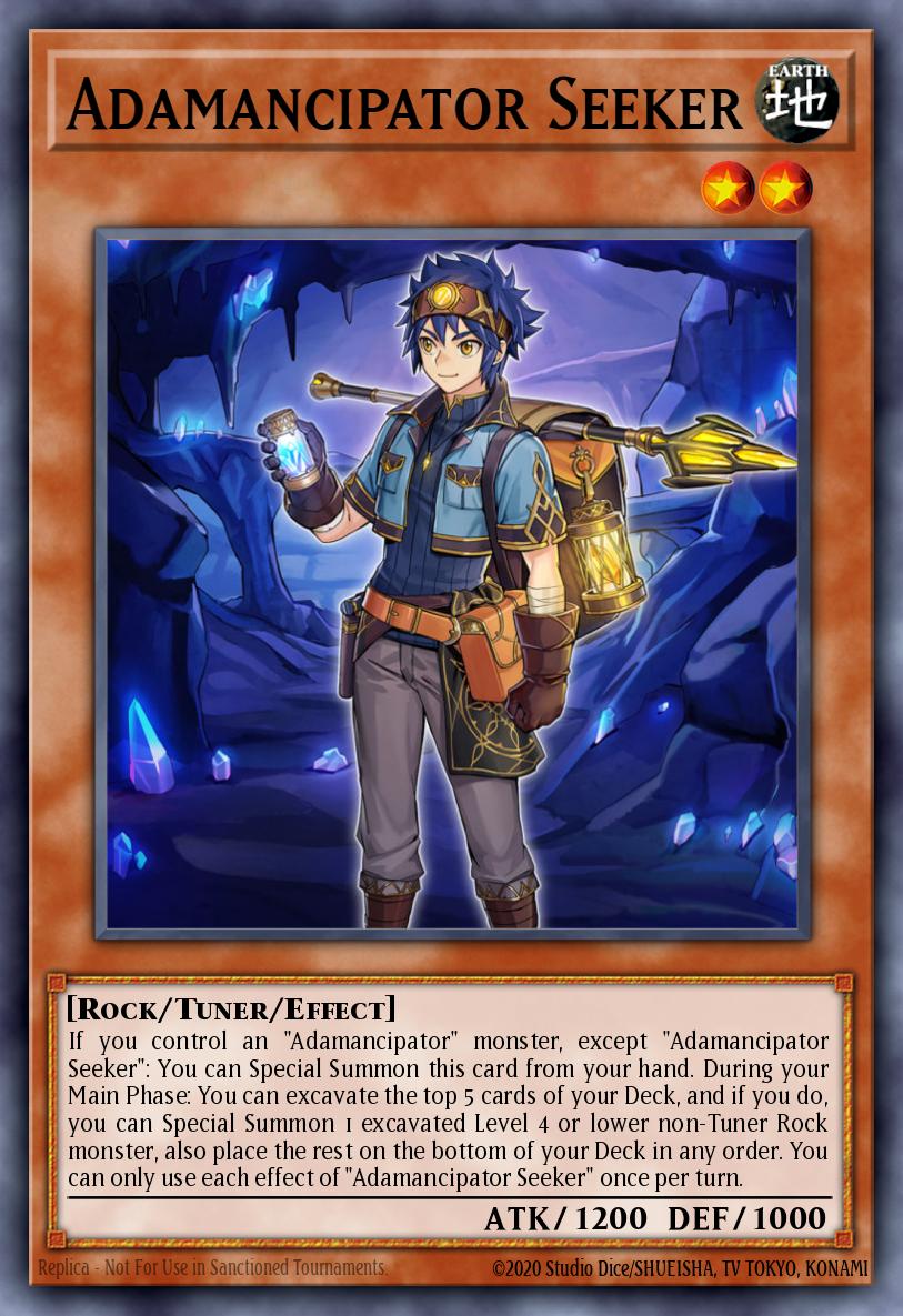 Adamancipator Seeker - SESL-EN001 - Secret Rare - NM