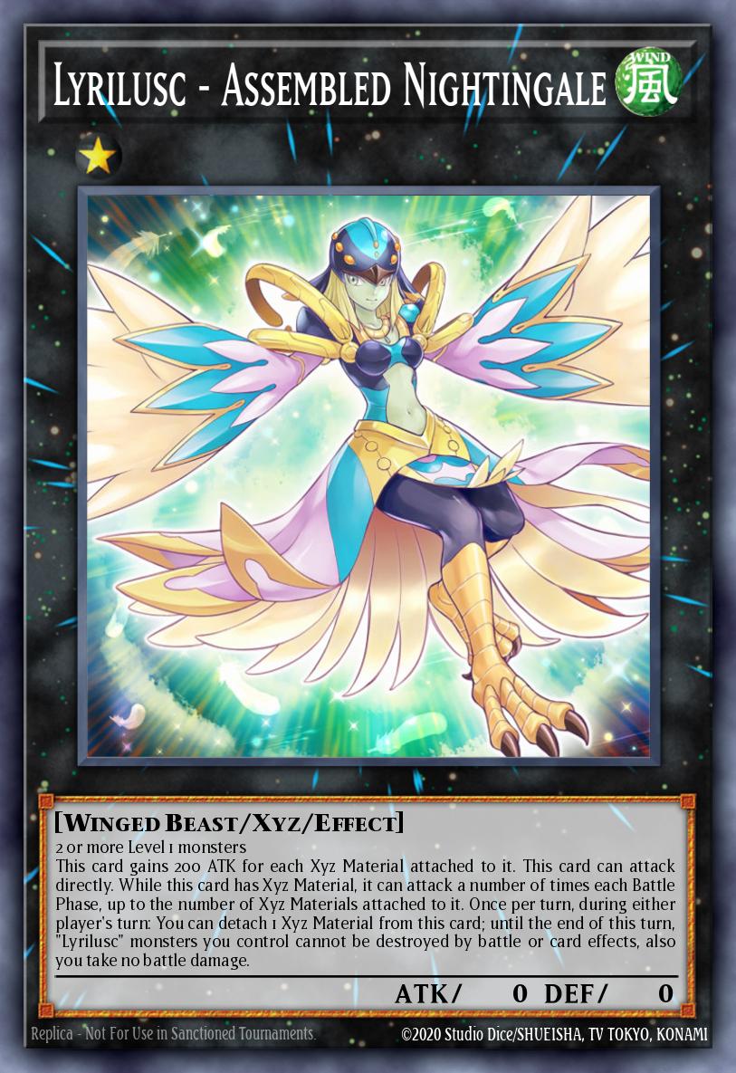 Lyrilusc - Assembled Nightingale - RA04-EN069 - Quarter Century Secret Rare - NM