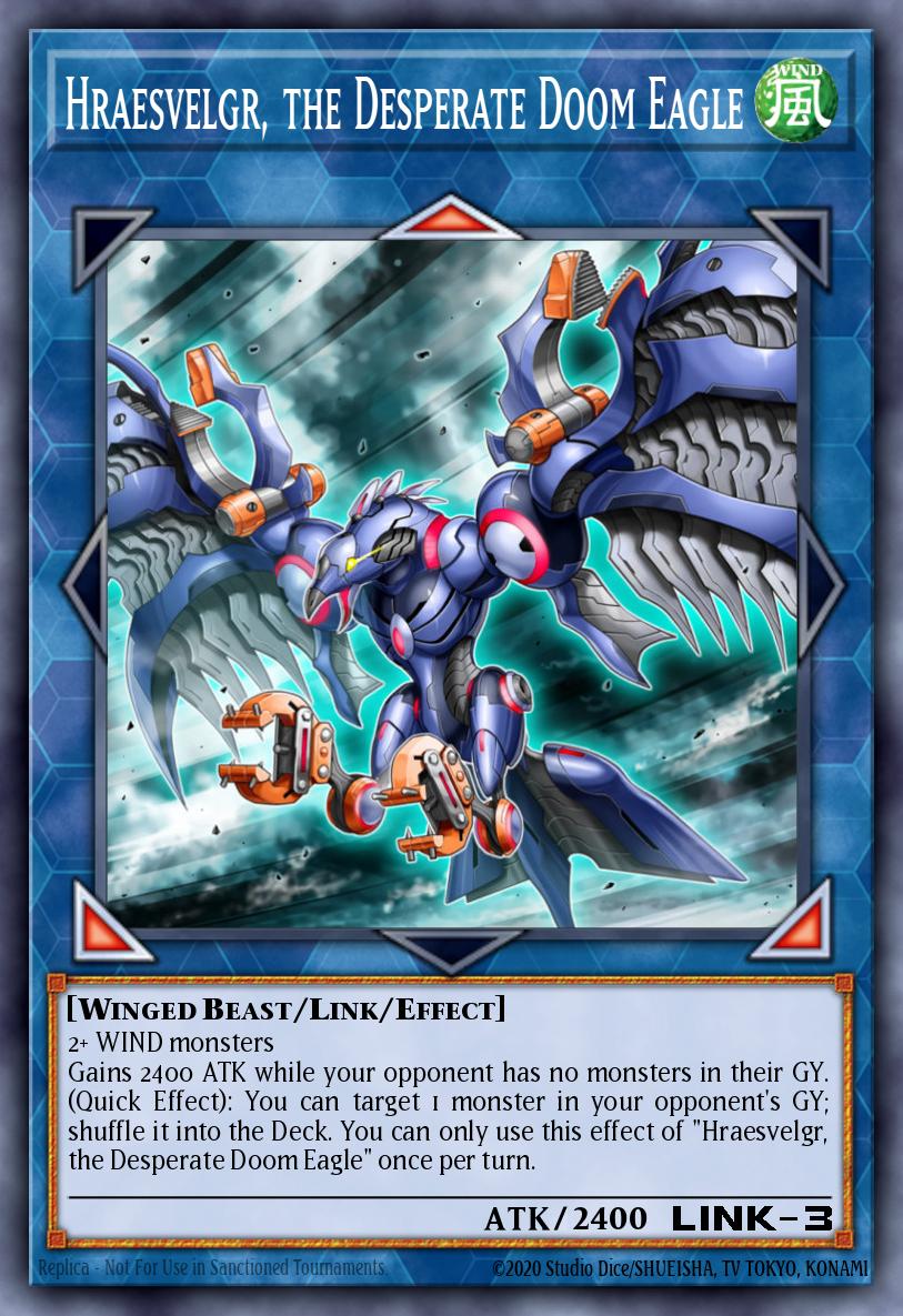 Hraesvelgr, the Desperate Doom Eagle - MP20-EN141 - Common - NM