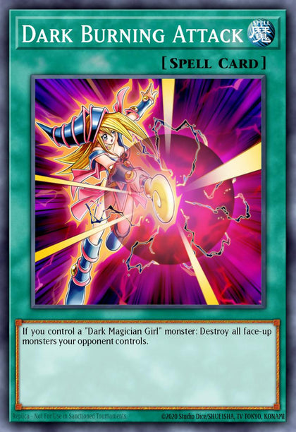 Dark Burning Attack - RA04-EN245 - Quarter Century Secret Rare - NM