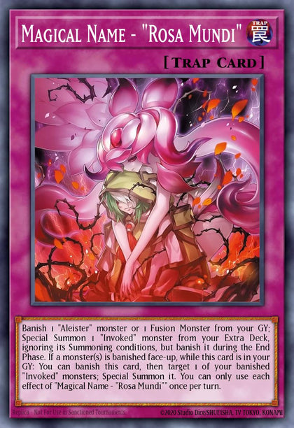 Magical Name - "Rosa Mundi" - CORI EN070 - Common - NM