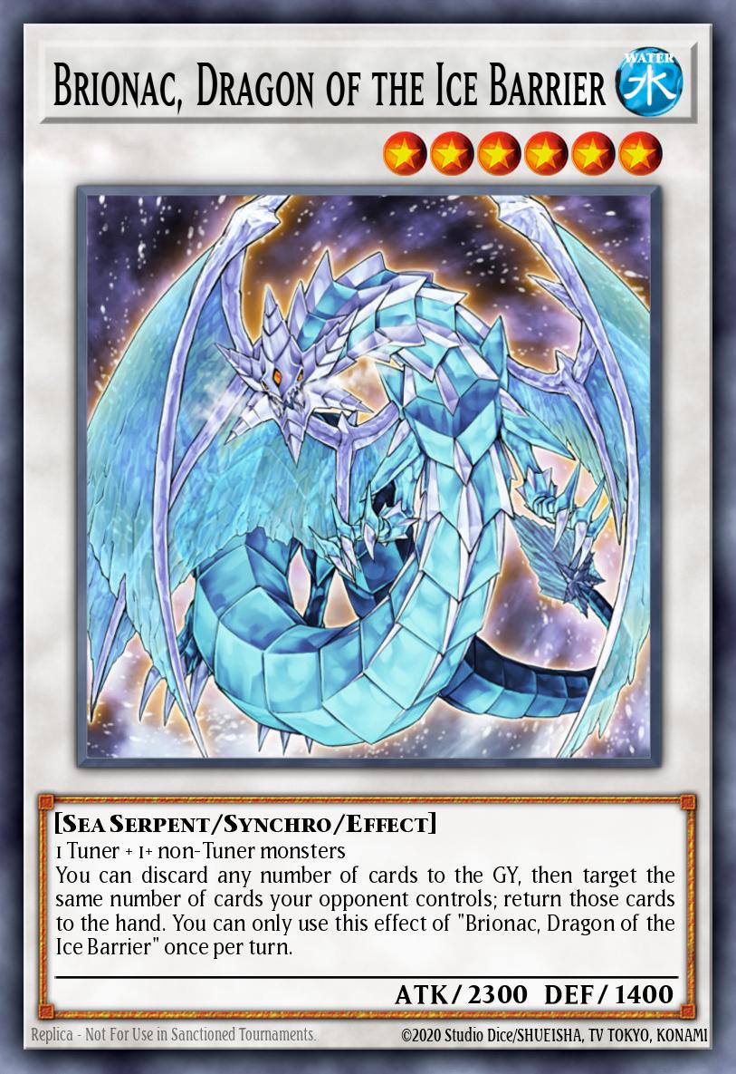Brionac, Dragon of the Ice Barrier - GLD5-EN031 - Gold Rare - NM