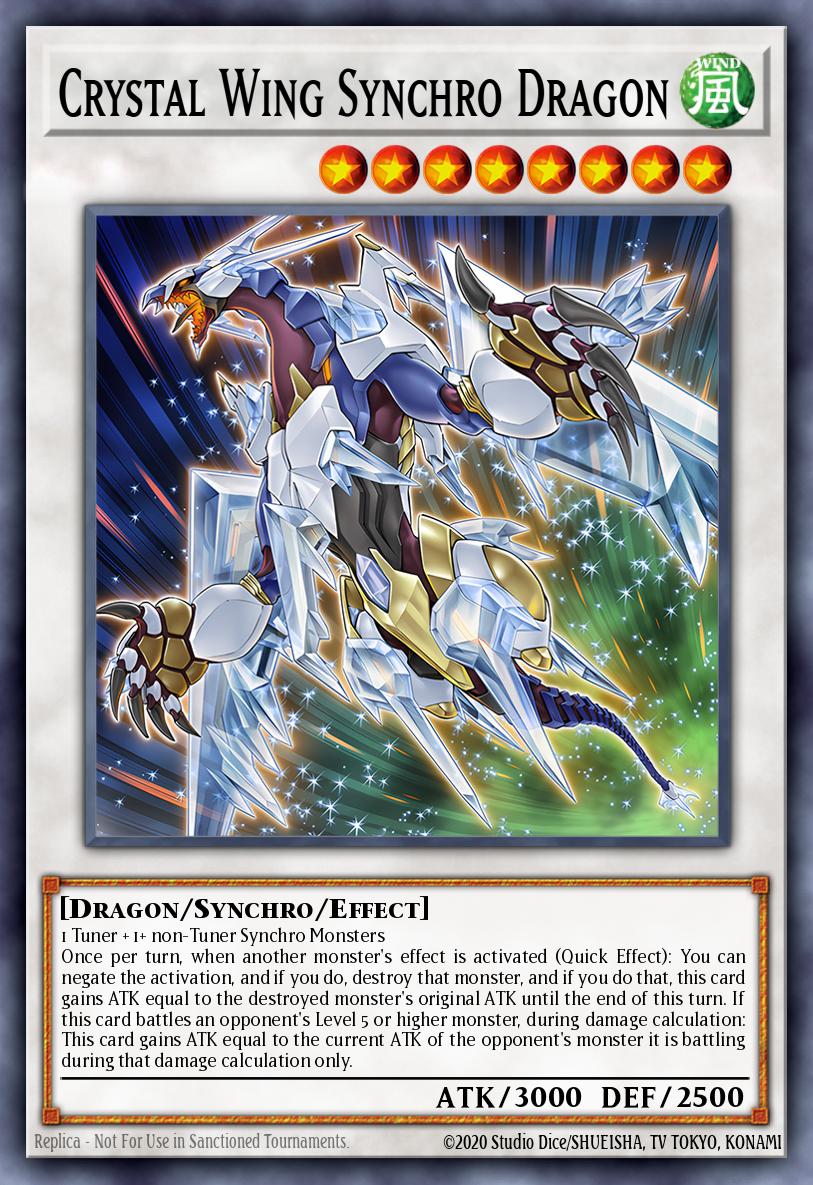 Crystal Wing Synchro Dragon - RA02-EN029 - Collectors Rare - NM