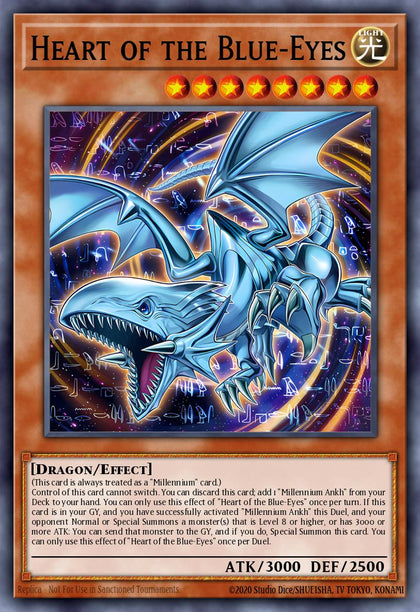 Heart of the Blue-Eyes - MP25-EN013 - Starlight Rare - NM