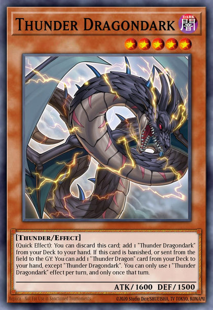Thunder Dragondark - RA03-EN018 - Collectors Rare - NM