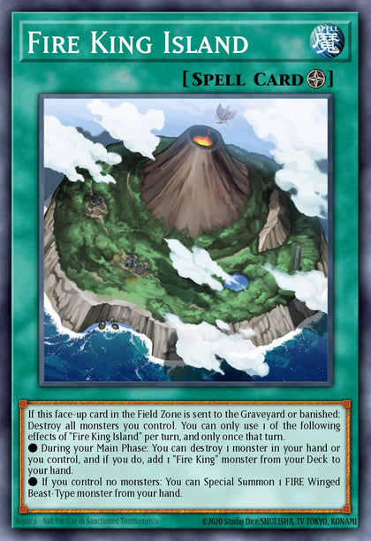 Fire King Island - RA03-EN059 - Collectors Rare - NM