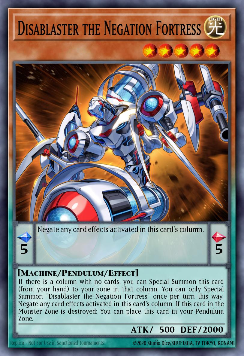 Disablaster the Negation Fortress - INFO-EN026 - Quarter Century Secret Rare - NM