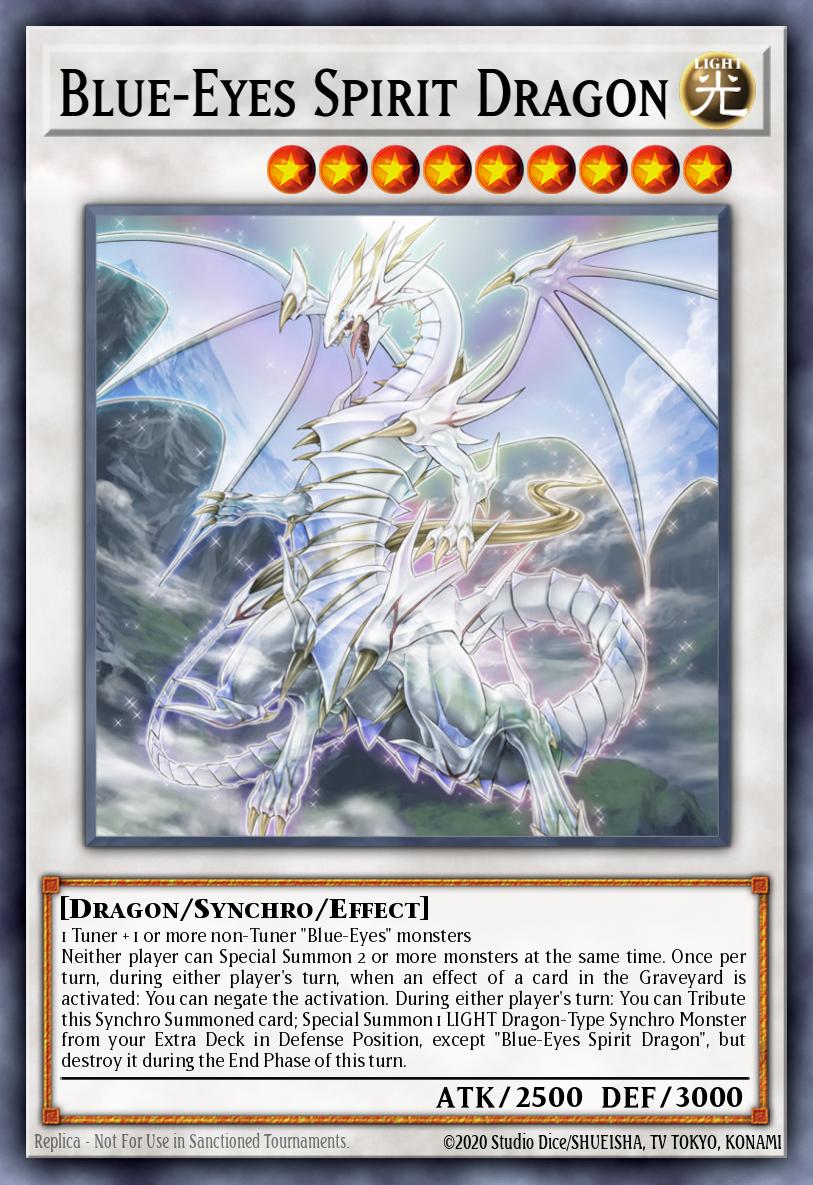 Blue-Eyes Spirit Dragon - RA02-EN030 - Quarter Century Secret Rare - NM