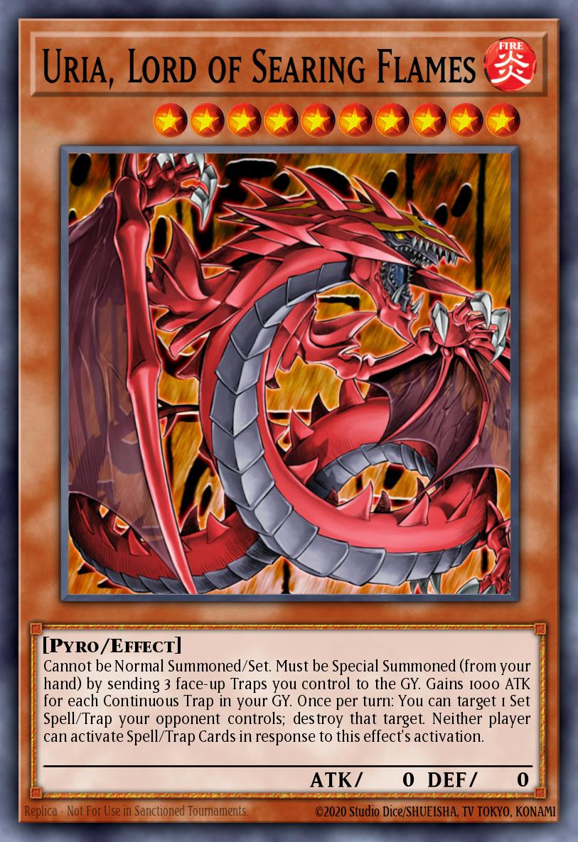 Uria, Lord of Searing Flames - MZMU-EN000 - Starlight Rare - NM