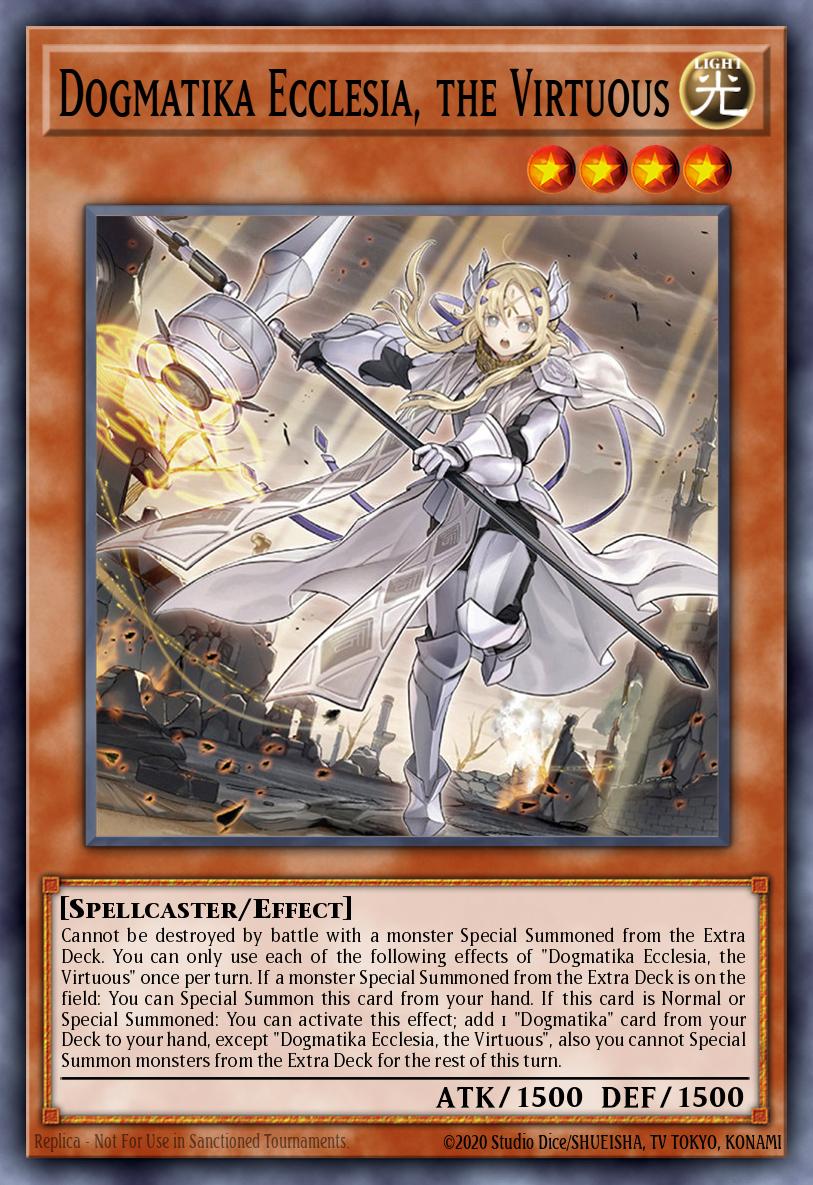 Dogmatika Ecclesia, the Virtuous - RA01-EN020 - Super Rare - NM