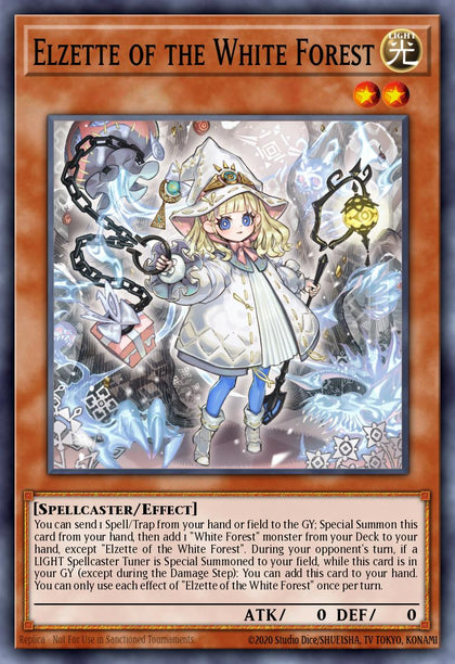 Elzette of the White Forest - INFO-DE014 - Quarter Century Secret Rare - NM