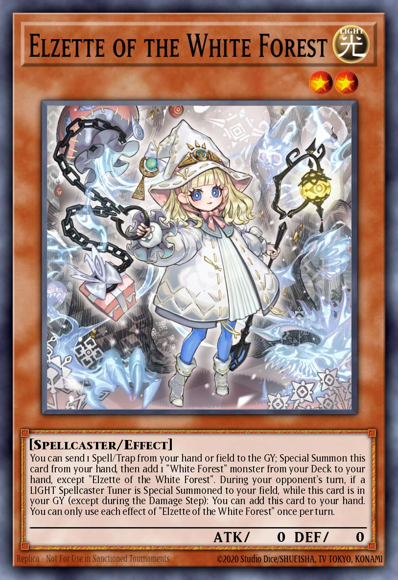Elzette of the White Forest - INFO-EN014 - Secret Rare - NM