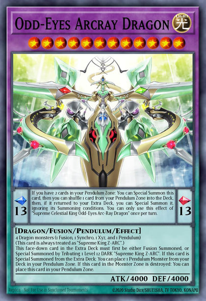 Odd-Eyes Arcray Dragon - RA05-EN145 - Starlight Rare - NM