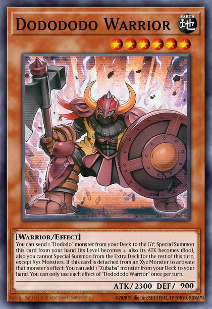 Dodododo Warrior - DUAD-EN004 - Starlight Rare - NM