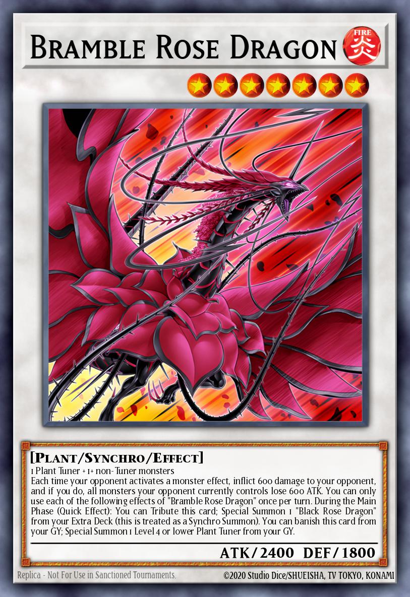 Bramble Rose Dragon - DOOD-EN039 - Starlight Rare - NM