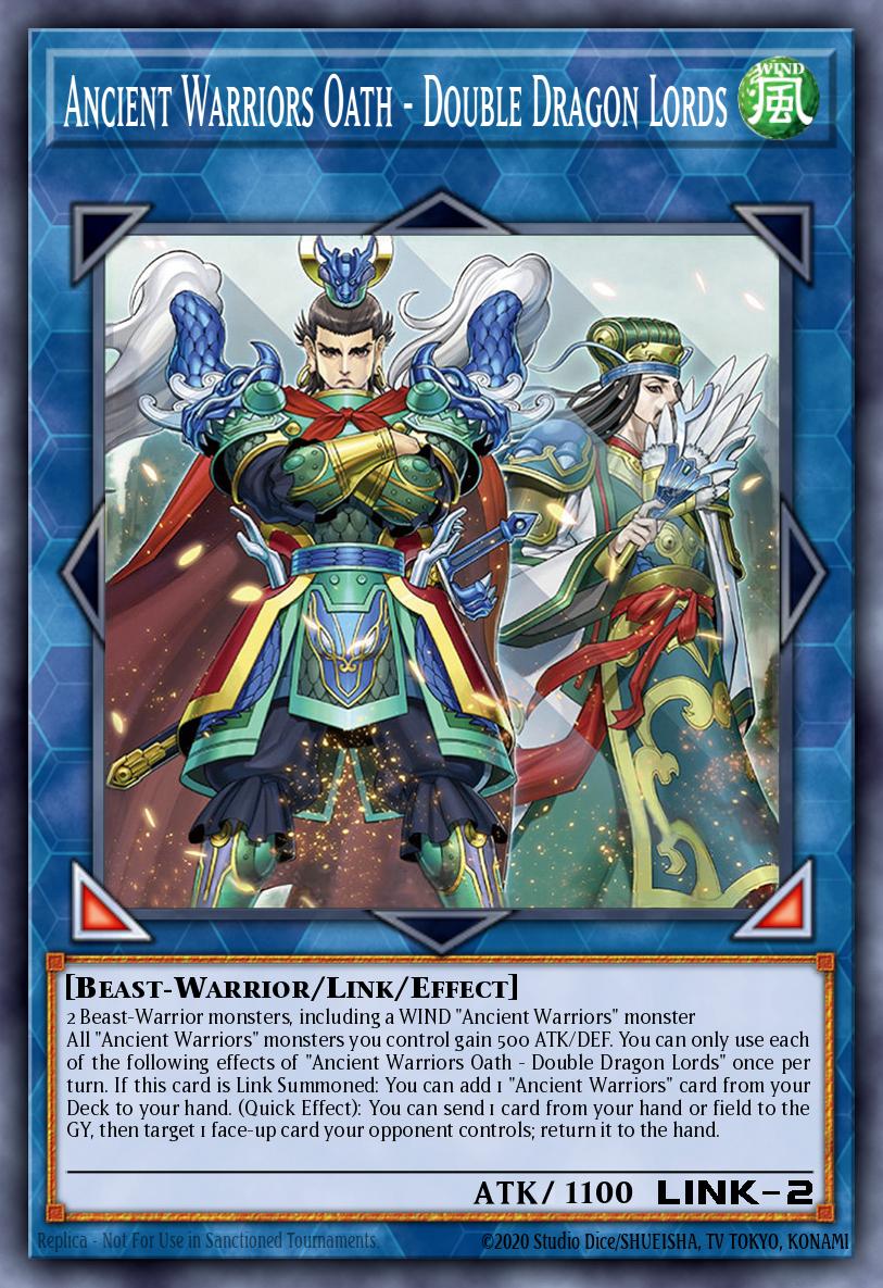 Ancient Warriors Oath - Double Dragon Lords - ROTD-EN048 - Super Rare - NM