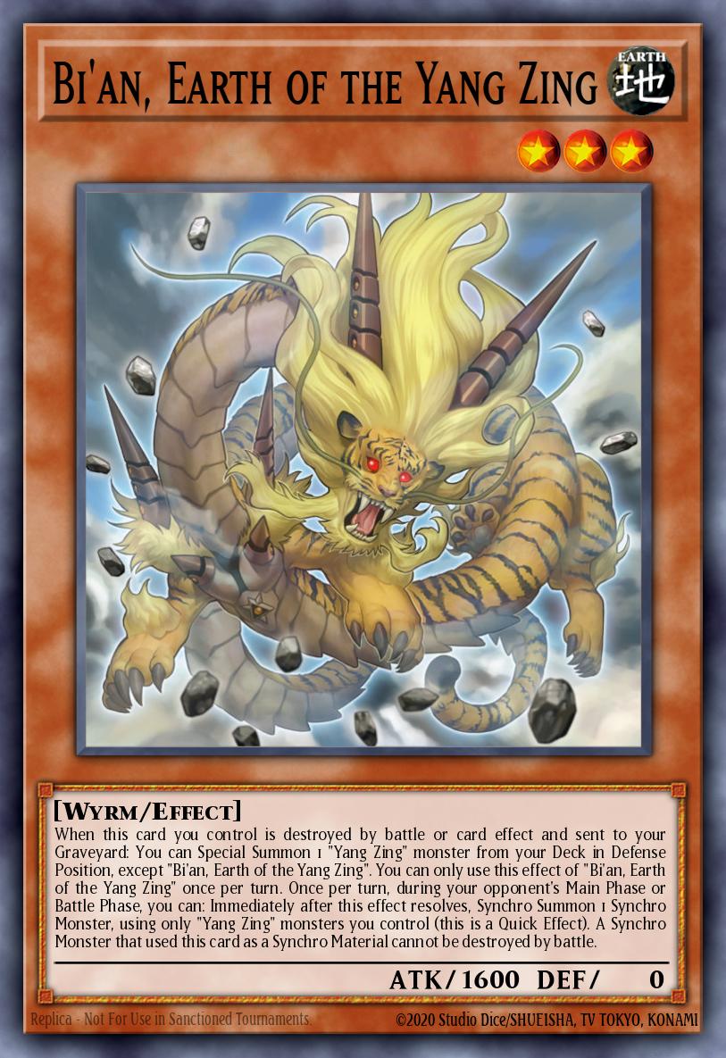 Bi'an, Earth of the Yang Zing - DUEA-EN029 - Super Rare - EX