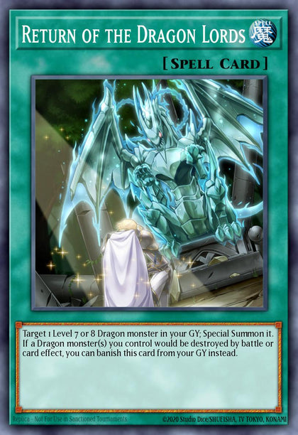 Return of the Dragon Lords - RA03-EN060 - Collectors Rare - NM