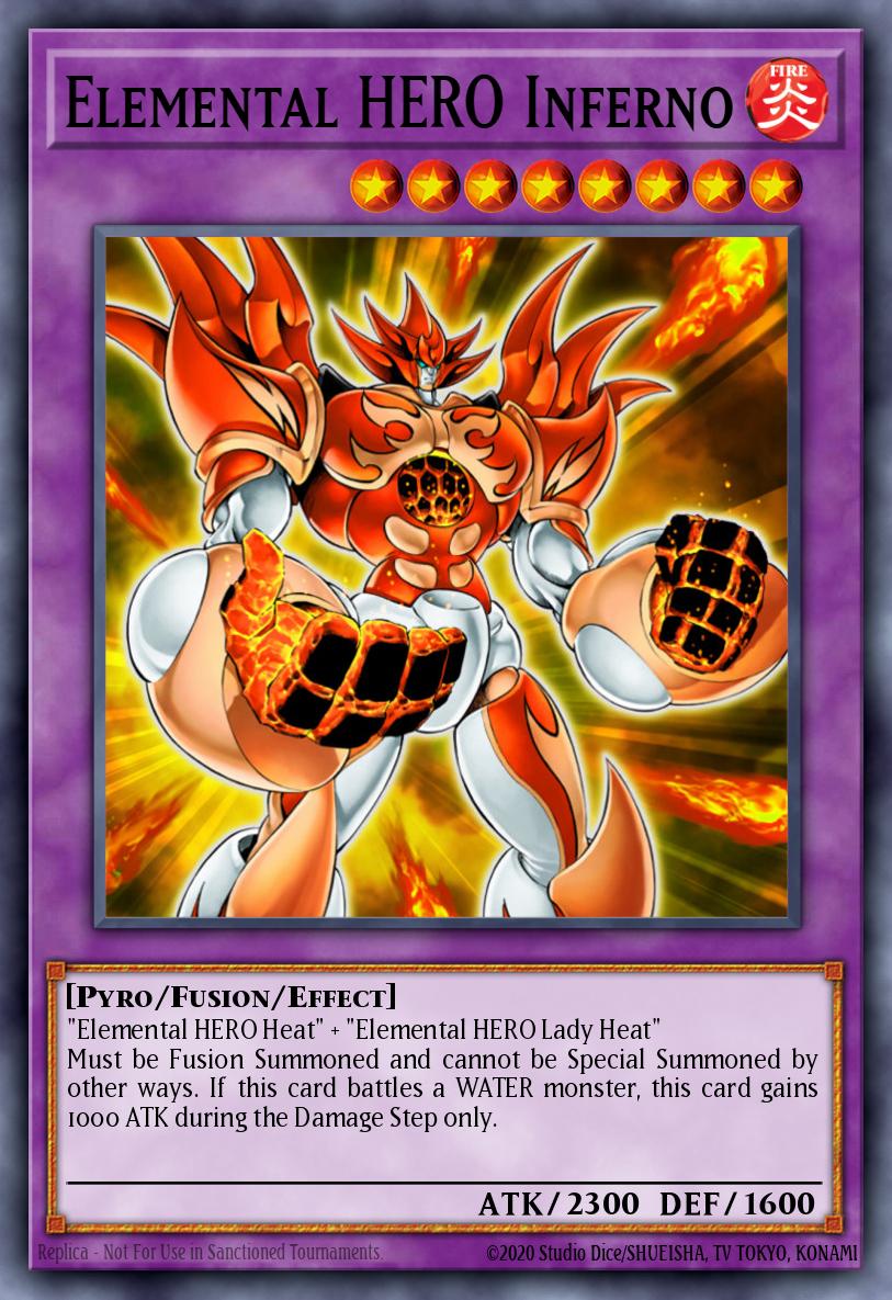 Elemental HERO Inferno - LCGX-EN076 - Super Rare - NM