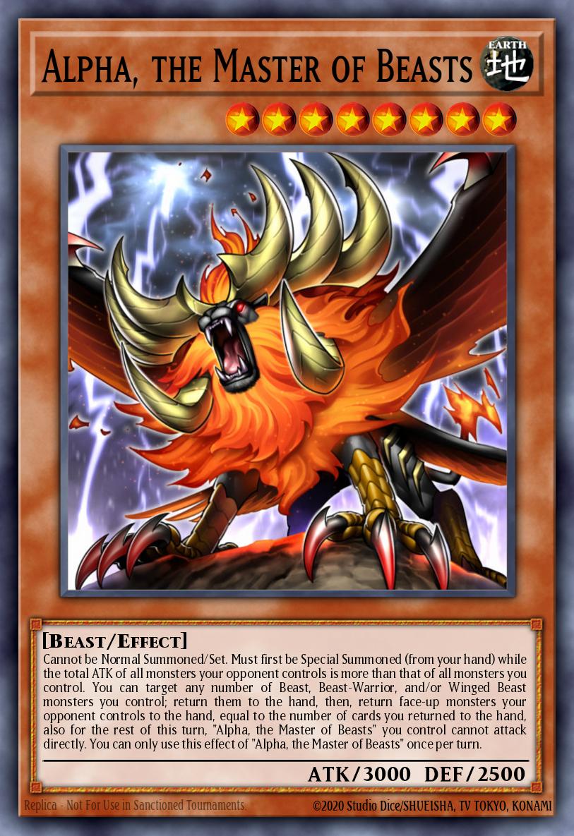 Alpha, the Master of Beasts - RA01-EN022 - Collectors Rare - NM