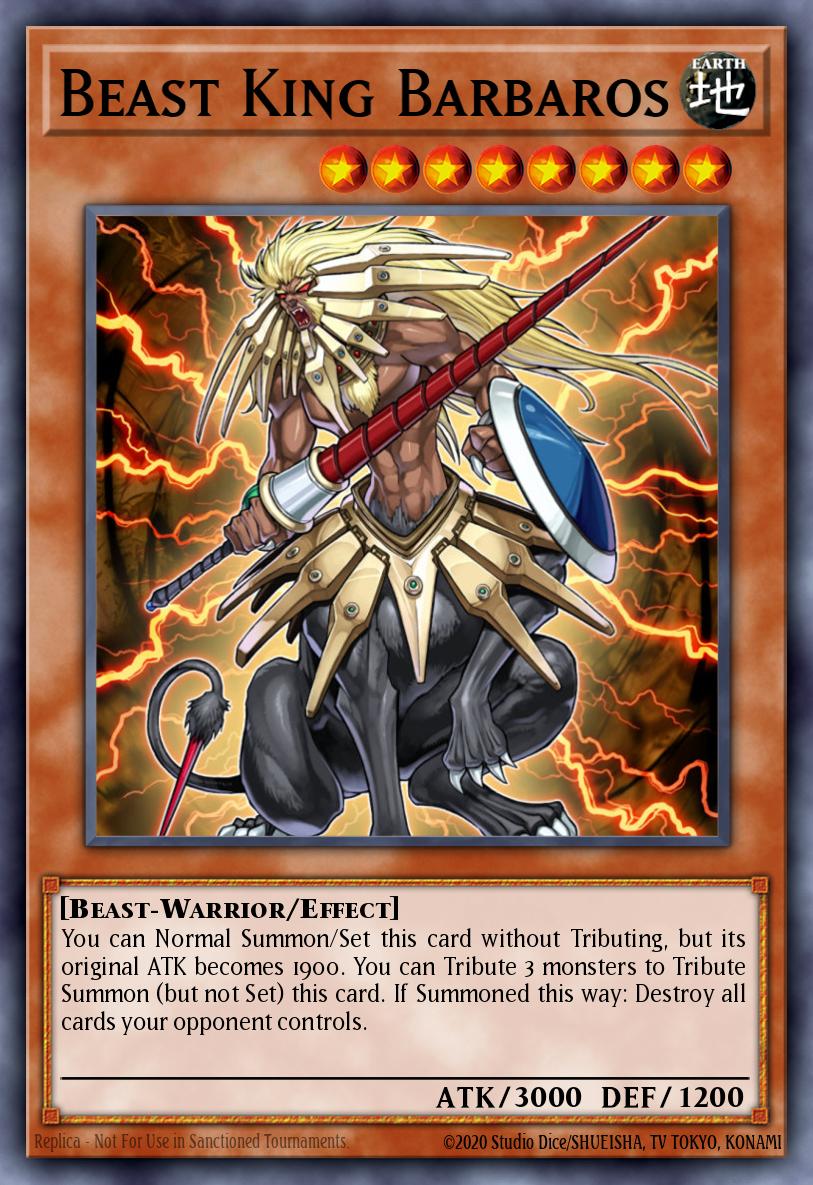 Beast King Barbaros - CT08-EN005 - Super Rare - NM