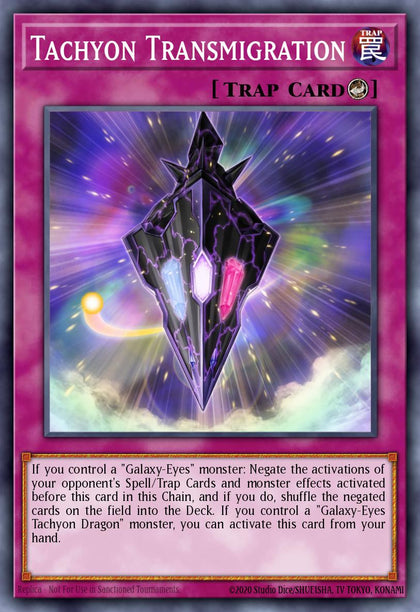Tachyon Transmigration - RA04-EN220 - Quarter Century Secret Rare - NM